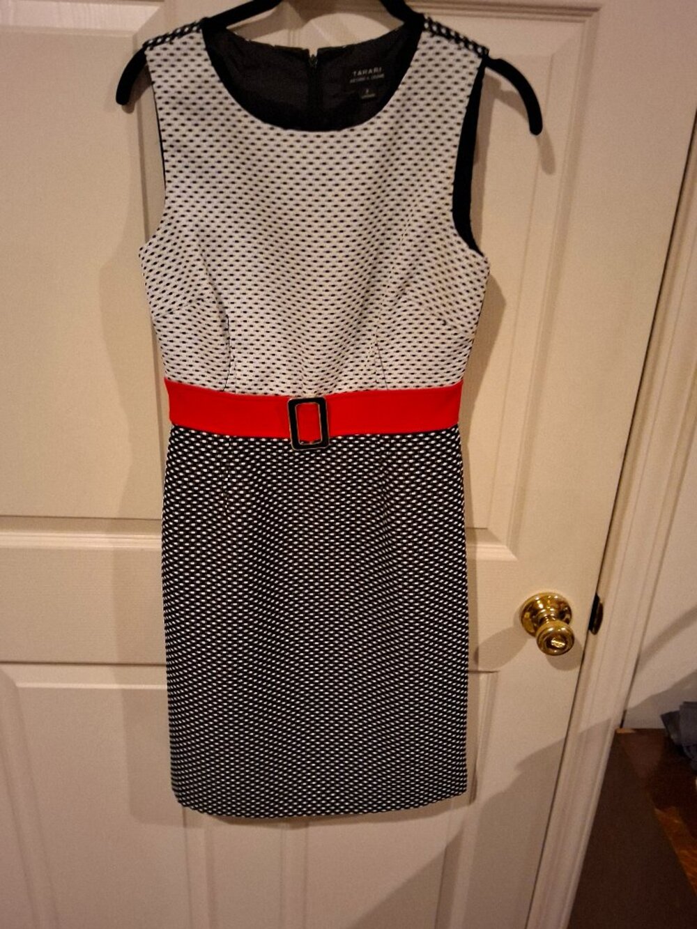 Black and white dress